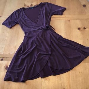 Silky Soft Jersey Wrap Dress (S) Like New